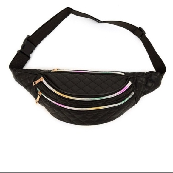 πHPπ Quilted Rainbow Fanny Packπ - Picture 4 of 5